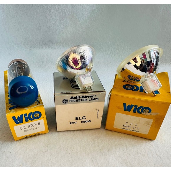 Wiko Other - Wiko GE Projection Lamps ELC FHX CAL/CXP-5 24V 250W‎ 13.8V 25W Photo Stage